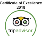 Tripadvisor - Certificate of Excellence 2018