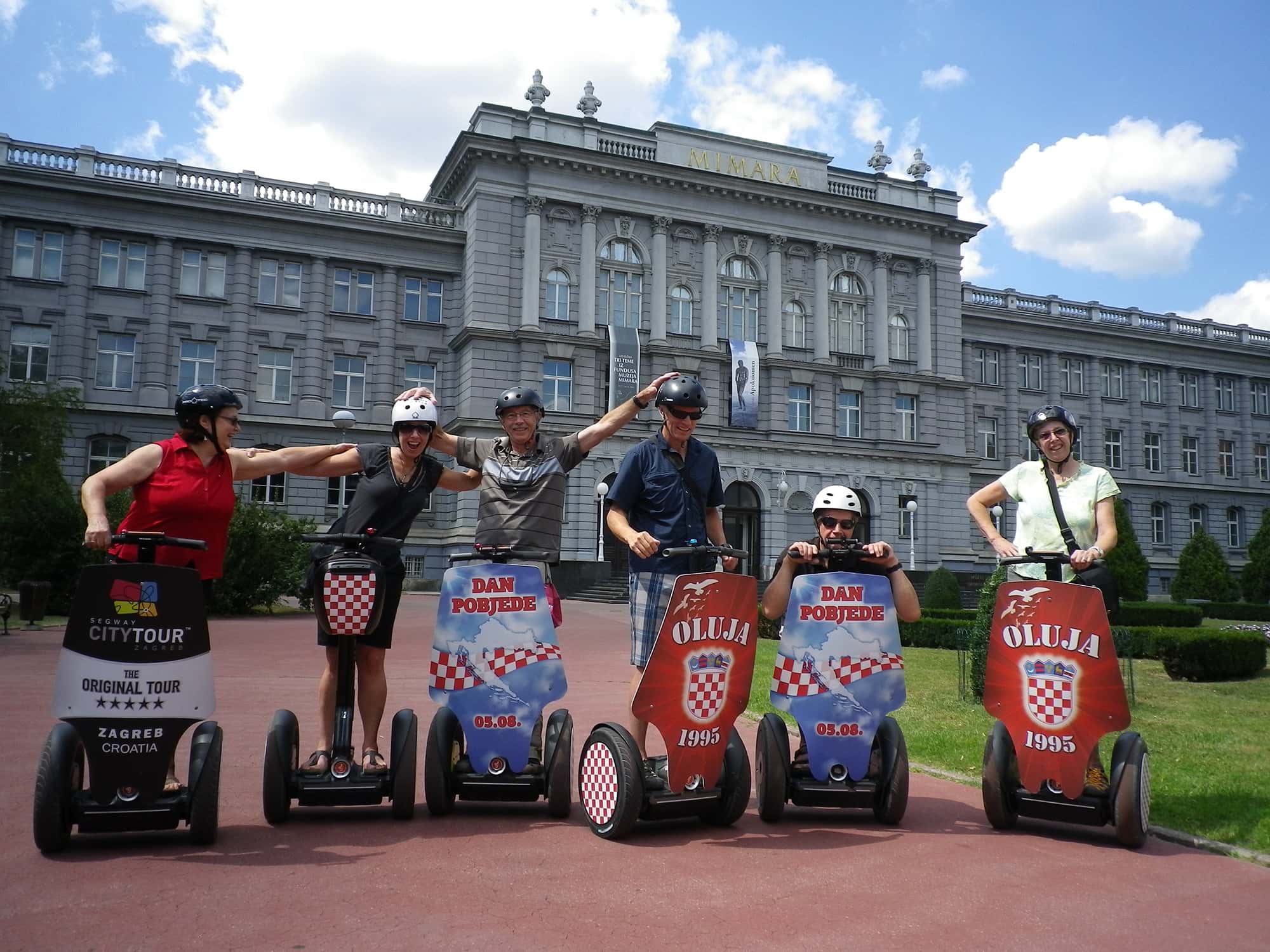 Zagreb All Around Tour - people on segway near Mimara museum